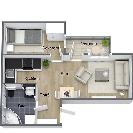 I Sentrum Appartement